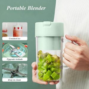 Portable Juicer Blender 2 in 1, Smart Rechargeable Cup